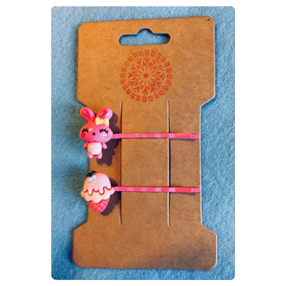Kawaii Bunny Hair Pins Set BOGO